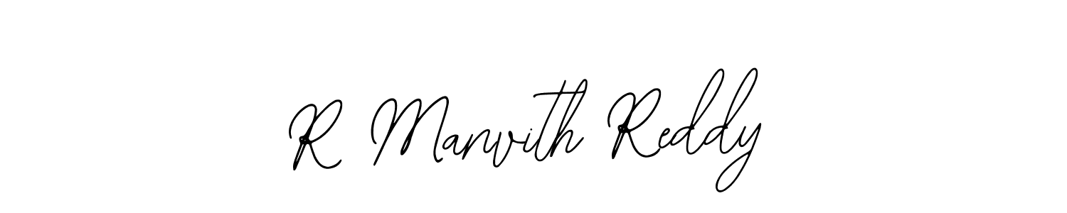 if you are searching for the best signature style for your name R Manvith Reddy. so please give up your signature search. here we have designed multiple signature styles  using Bearetta-2O07w. R Manvith Reddy signature style 12 images and pictures png