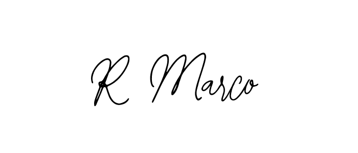 Similarly Bearetta-2O07w is the best handwritten signature design. Signature creator online .You can use it as an online autograph creator for name R Marco. R Marco signature style 12 images and pictures png