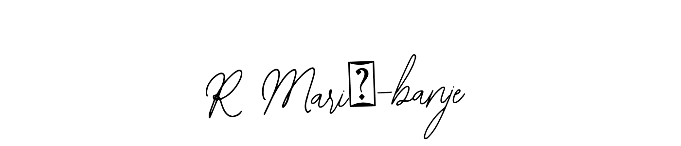 Create a beautiful signature design for name R Marić-banje. With this signature (Bearetta-2O07w) fonts, you can make a handwritten signature for free. R Marić-banje signature style 12 images and pictures png