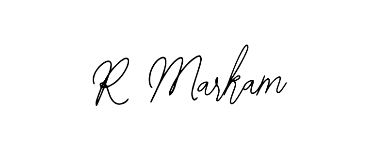 R Markam stylish signature style. Best Handwritten Sign (Bearetta-2O07w) for my name. Handwritten Signature Collection Ideas for my name R Markam. R Markam signature style 12 images and pictures png