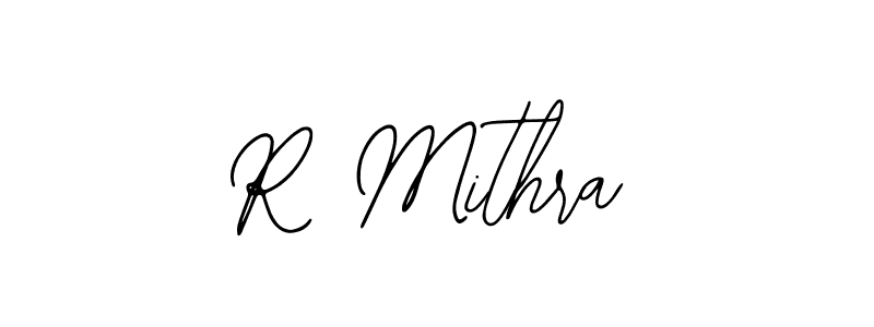 Make a beautiful signature design for name R Mithra. With this signature (Bearetta-2O07w) style, you can create a handwritten signature for free. R Mithra signature style 12 images and pictures png