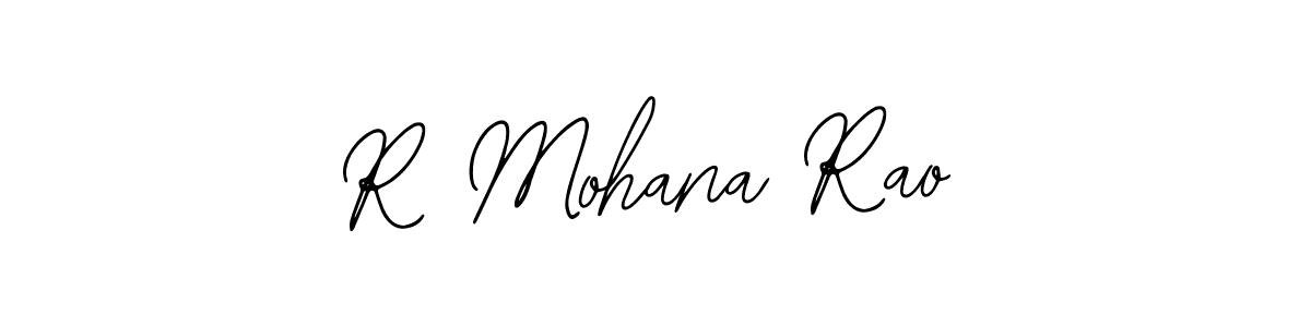 Use a signature maker to create a handwritten signature online. With this signature software, you can design (Bearetta-2O07w) your own signature for name R Mohana Rao. R Mohana Rao signature style 12 images and pictures png
