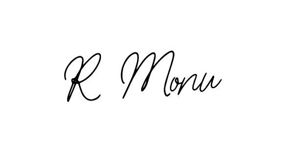 if you are searching for the best signature style for your name R Monu. so please give up your signature search. here we have designed multiple signature styles  using Bearetta-2O07w. R Monu signature style 12 images and pictures png