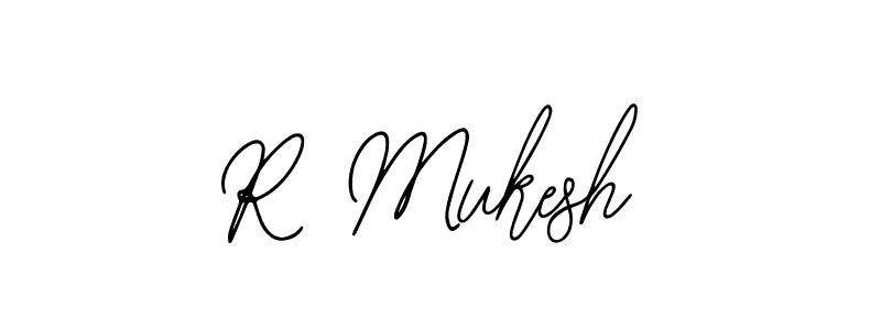 Similarly Bearetta-2O07w is the best handwritten signature design. Signature creator online .You can use it as an online autograph creator for name R Mukesh. R Mukesh signature style 12 images and pictures png