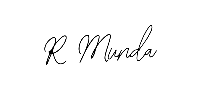 How to make R Munda signature? Bearetta-2O07w is a professional autograph style. Create handwritten signature for R Munda name. R Munda signature style 12 images and pictures png