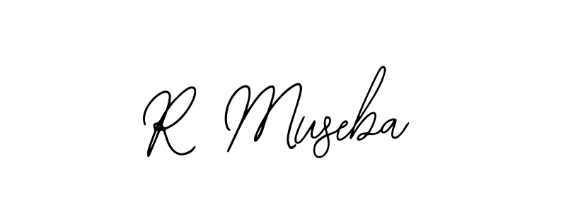 Use a signature maker to create a handwritten signature online. With this signature software, you can design (Bearetta-2O07w) your own signature for name R Museba. R Museba signature style 12 images and pictures png