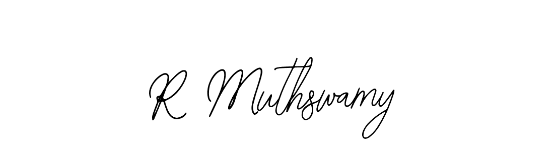 Use a signature maker to create a handwritten signature online. With this signature software, you can design (Bearetta-2O07w) your own signature for name R Muthswamy. R Muthswamy signature style 12 images and pictures png