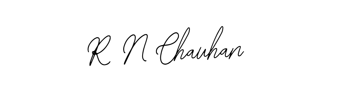 The best way (Bearetta-2O07w) to make a short signature is to pick only two or three words in your name. The name R N Chauhan include a total of six letters. For converting this name. R N Chauhan signature style 12 images and pictures png