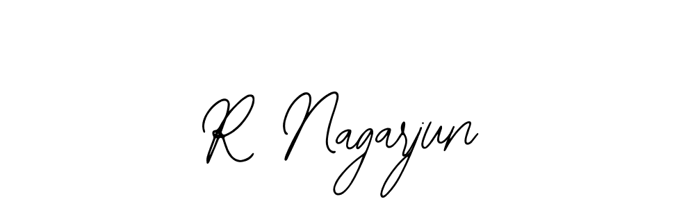 Make a beautiful signature design for name R Nagarjun. With this signature (Bearetta-2O07w) style, you can create a handwritten signature for free. R Nagarjun signature style 12 images and pictures png