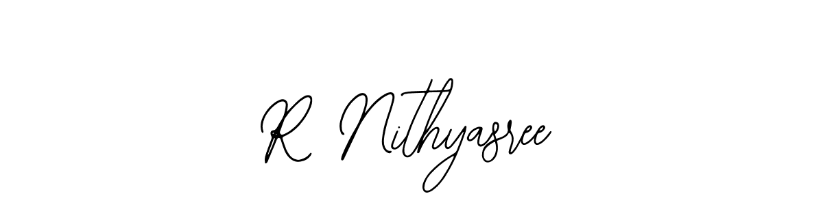 Also we have R Nithyasree name is the best signature style. Create professional handwritten signature collection using Bearetta-2O07w autograph style. R Nithyasree signature style 12 images and pictures png