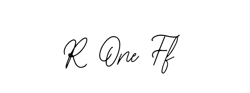Use a signature maker to create a handwritten signature online. With this signature software, you can design (Bearetta-2O07w) your own signature for name R One Ff. R One Ff signature style 12 images and pictures png