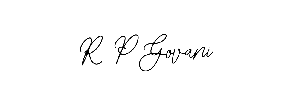 Also we have R P Govani name is the best signature style. Create professional handwritten signature collection using Bearetta-2O07w autograph style. R P Govani signature style 12 images and pictures png