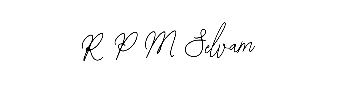 Create a beautiful signature design for name R P M Selvam. With this signature (Bearetta-2O07w) fonts, you can make a handwritten signature for free. R P M Selvam signature style 12 images and pictures png