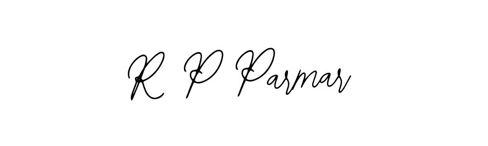Design your own signature with our free online signature maker. With this signature software, you can create a handwritten (Bearetta-2O07w) signature for name R P Parmar. R P Parmar signature style 12 images and pictures png