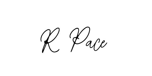 The best way (Bearetta-2O07w) to make a short signature is to pick only two or three words in your name. The name R Pace include a total of six letters. For converting this name. R Pace signature style 12 images and pictures png