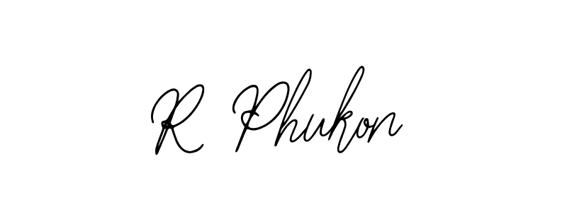 Create a beautiful signature design for name R Phukon. With this signature (Bearetta-2O07w) fonts, you can make a handwritten signature for free. R Phukon signature style 12 images and pictures png