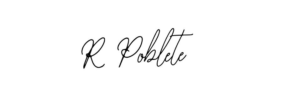 How to Draw R Poblete signature style? Bearetta-2O07w is a latest design signature styles for name R Poblete. R Poblete signature style 12 images and pictures png
