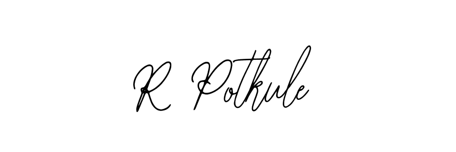 Use a signature maker to create a handwritten signature online. With this signature software, you can design (Bearetta-2O07w) your own signature for name R Potkule. R Potkule signature style 12 images and pictures png