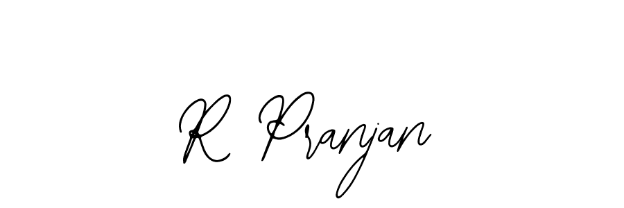 The best way (Bearetta-2O07w) to make a short signature is to pick only two or three words in your name. The name R Pranjan include a total of six letters. For converting this name. R Pranjan signature style 12 images and pictures png