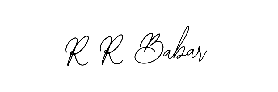 Also we have R R Babar name is the best signature style. Create professional handwritten signature collection using Bearetta-2O07w autograph style. R R Babar signature style 12 images and pictures png