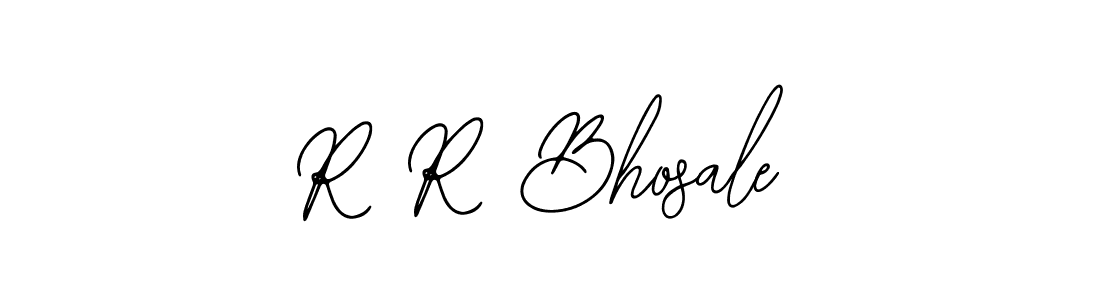 Make a beautiful signature design for name R R Bhosale. With this signature (Bearetta-2O07w) style, you can create a handwritten signature for free. R R Bhosale signature style 12 images and pictures png