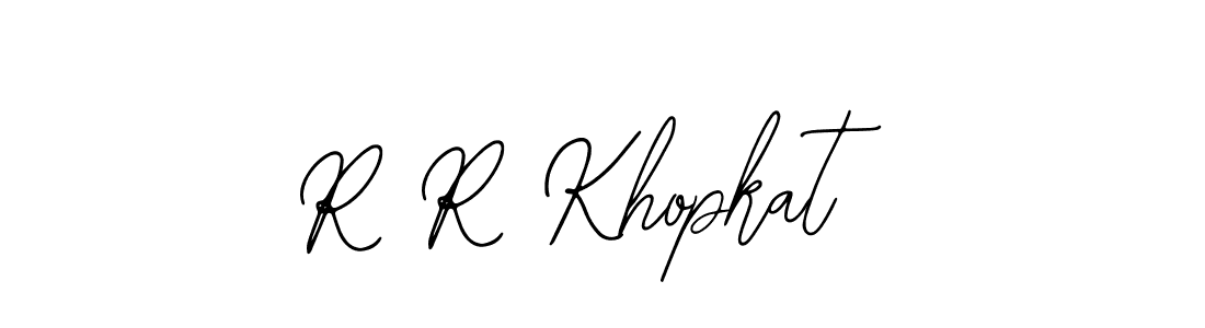 Make a beautiful signature design for name R R Khopkat. Use this online signature maker to create a handwritten signature for free. R R Khopkat signature style 12 images and pictures png