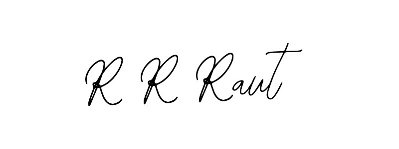 Use a signature maker to create a handwritten signature online. With this signature software, you can design (Bearetta-2O07w) your own signature for name R R Raut. R R Raut signature style 12 images and pictures png