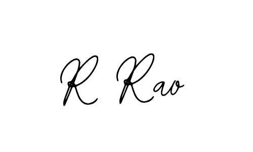 Also we have R Rao name is the best signature style. Create professional handwritten signature collection using Bearetta-2O07w autograph style. R Rao signature style 12 images and pictures png