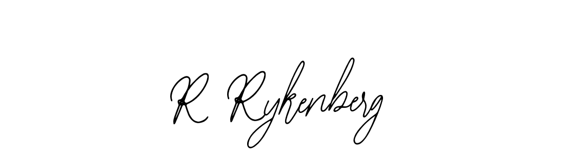 if you are searching for the best signature style for your name R Rykenberg. so please give up your signature search. here we have designed multiple signature styles  using Bearetta-2O07w. R Rykenberg signature style 12 images and pictures png