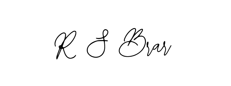 You should practise on your own different ways (Bearetta-2O07w) to write your name (R S Brar) in signature. don't let someone else do it for you. R S Brar signature style 12 images and pictures png