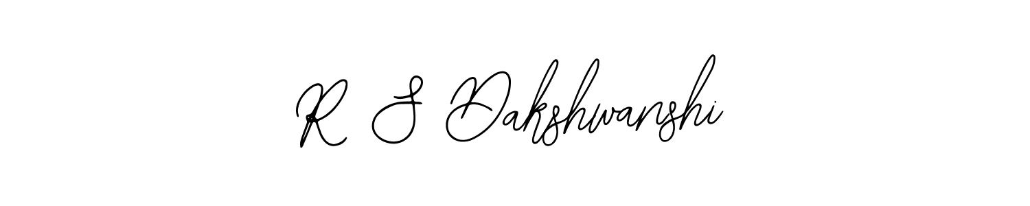 Create a beautiful signature design for name R S Dakshwanshi. With this signature (Bearetta-2O07w) fonts, you can make a handwritten signature for free. R S Dakshwanshi signature style 12 images and pictures png