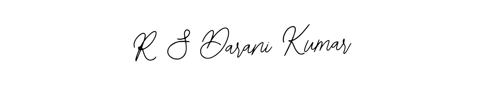Design your own signature with our free online signature maker. With this signature software, you can create a handwritten (Bearetta-2O07w) signature for name R S Darani Kumar. R S Darani Kumar signature style 12 images and pictures png
