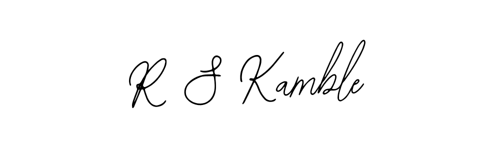 Also we have R S Kamble name is the best signature style. Create professional handwritten signature collection using Bearetta-2O07w autograph style. R S Kamble signature style 12 images and pictures png
