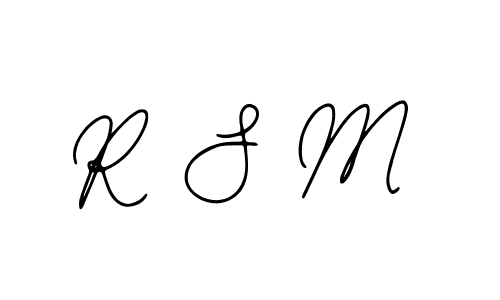 Make a beautiful signature design for name R S M. With this signature (Bearetta-2O07w) style, you can create a handwritten signature for free. R S M signature style 12 images and pictures png