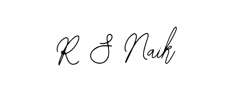 How to make R S Naik signature? Bearetta-2O07w is a professional autograph style. Create handwritten signature for R S Naik name. R S Naik signature style 12 images and pictures png