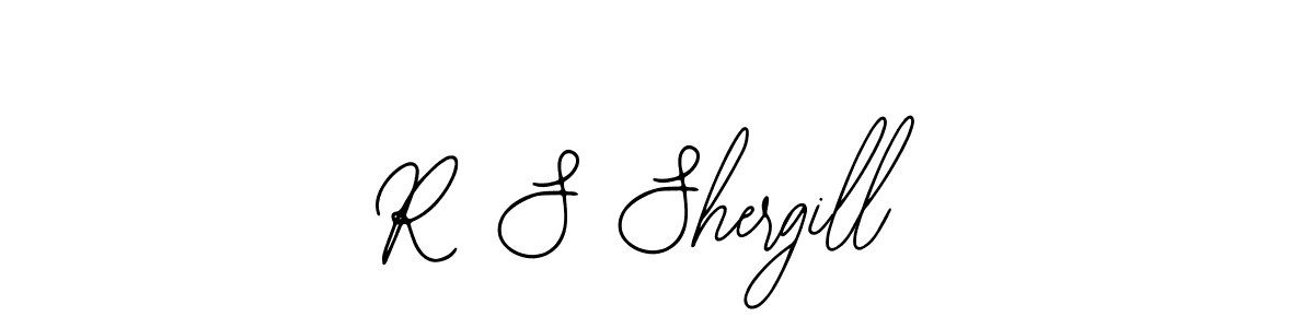 The best way (Bearetta-2O07w) to make a short signature is to pick only two or three words in your name. The name R S Shergill include a total of six letters. For converting this name. R S Shergill signature style 12 images and pictures png