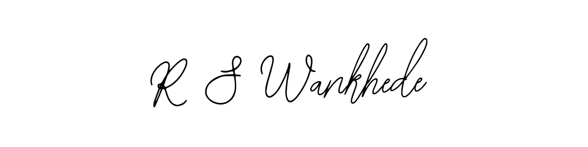 Create a beautiful signature design for name R S Wankhede. With this signature (Bearetta-2O07w) fonts, you can make a handwritten signature for free. R S Wankhede signature style 12 images and pictures png