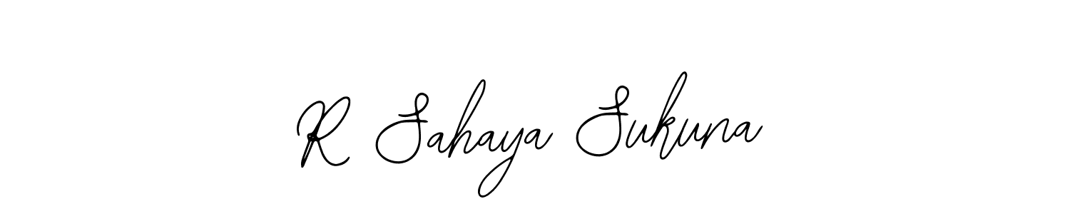 How to make R Sahaya Sukuna signature? Bearetta-2O07w is a professional autograph style. Create handwritten signature for R Sahaya Sukuna name. R Sahaya Sukuna signature style 12 images and pictures png