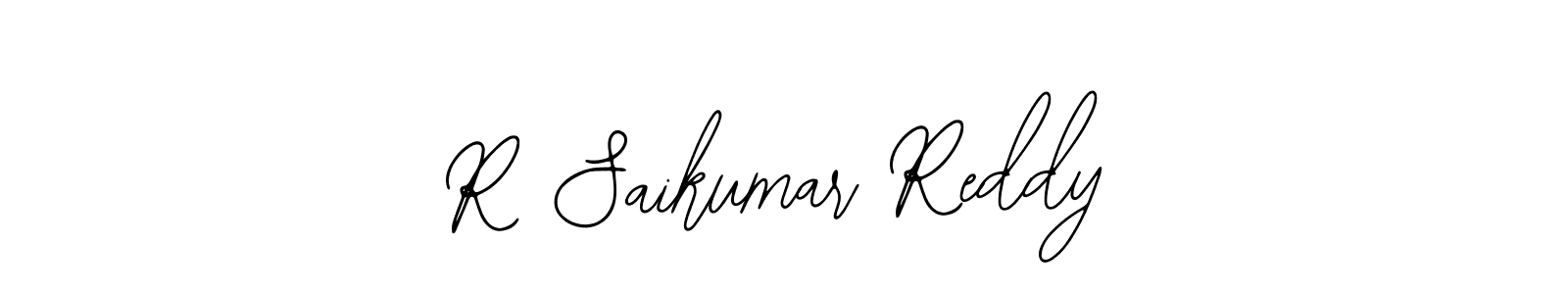 The best way (Bearetta-2O07w) to make a short signature is to pick only two or three words in your name. The name R Saikumar Reddy include a total of six letters. For converting this name. R Saikumar Reddy signature style 12 images and pictures png