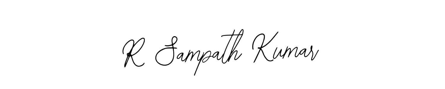 Make a beautiful signature design for name R Sampath Kumar. Use this online signature maker to create a handwritten signature for free. R Sampath Kumar signature style 12 images and pictures png