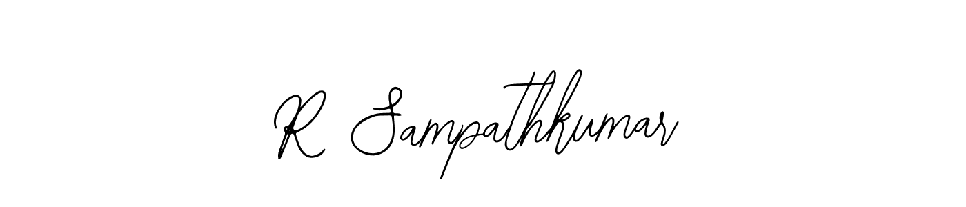 Make a beautiful signature design for name R Sampathkumar. With this signature (Bearetta-2O07w) style, you can create a handwritten signature for free. R Sampathkumar signature style 12 images and pictures png