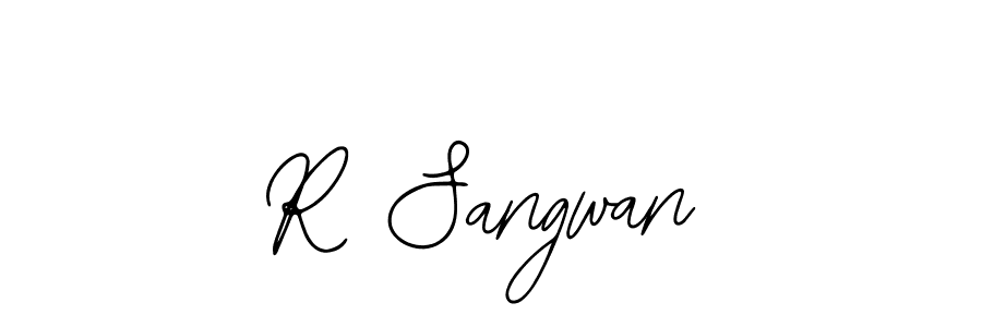 Use a signature maker to create a handwritten signature online. With this signature software, you can design (Bearetta-2O07w) your own signature for name R Sangwan. R Sangwan signature style 12 images and pictures png