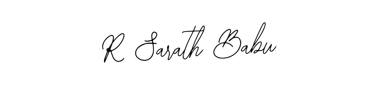Also we have R Sarath Babu name is the best signature style. Create professional handwritten signature collection using Bearetta-2O07w autograph style. R Sarath Babu signature style 12 images and pictures png