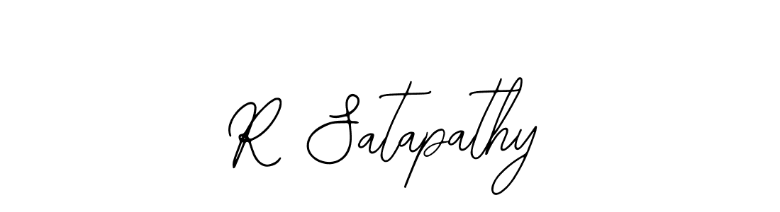 Design your own signature with our free online signature maker. With this signature software, you can create a handwritten (Bearetta-2O07w) signature for name R Satapathy. R Satapathy signature style 12 images and pictures png