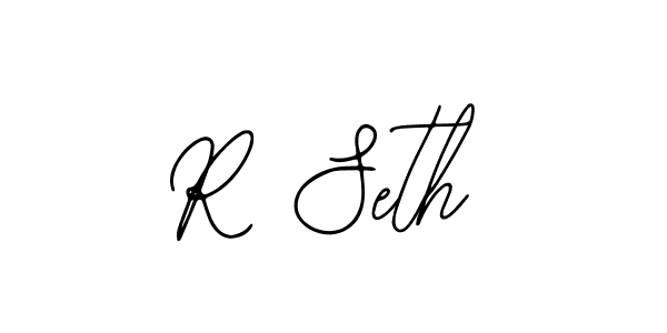 The best way (Bearetta-2O07w) to make a short signature is to pick only two or three words in your name. The name R Seth include a total of six letters. For converting this name. R Seth signature style 12 images and pictures png