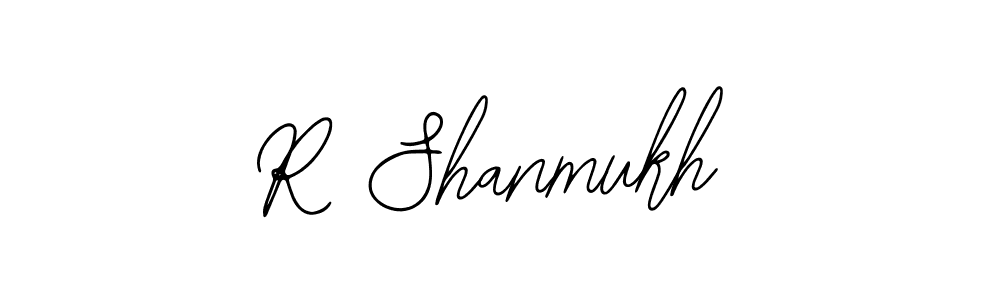 Design your own signature with our free online signature maker. With this signature software, you can create a handwritten (Bearetta-2O07w) signature for name R Shanmukh. R Shanmukh signature style 12 images and pictures png