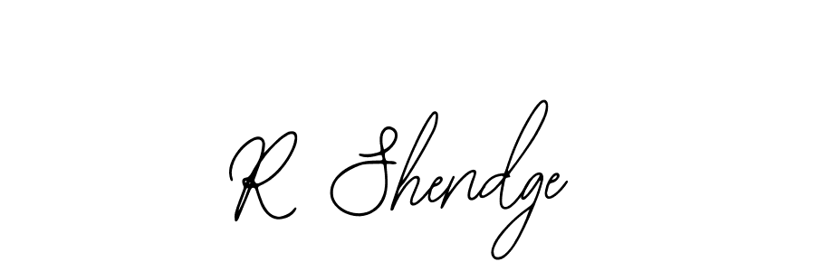 How to make R Shendge signature? Bearetta-2O07w is a professional autograph style. Create handwritten signature for R Shendge name. R Shendge signature style 12 images and pictures png