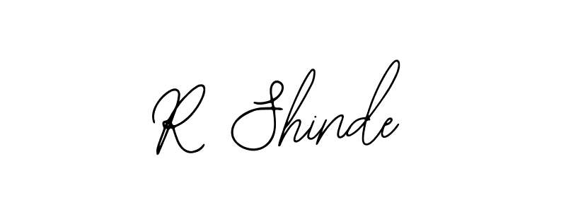 Also we have R Shinde name is the best signature style. Create professional handwritten signature collection using Bearetta-2O07w autograph style. R Shinde signature style 12 images and pictures png