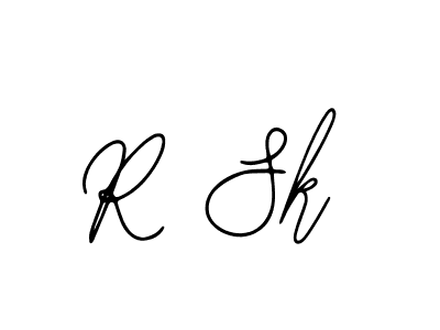 if you are searching for the best signature style for your name R Sk. so please give up your signature search. here we have designed multiple signature styles  using Bearetta-2O07w. R Sk signature style 12 images and pictures png