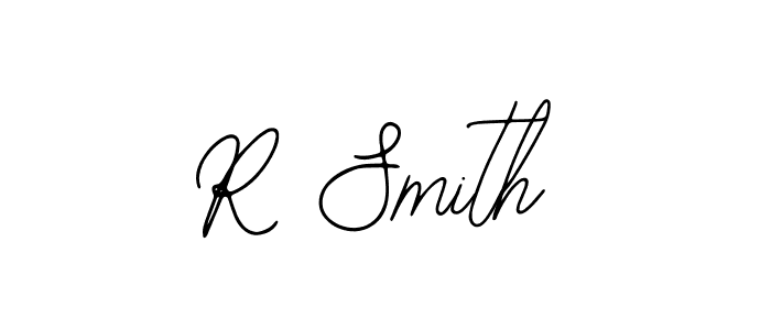 How to make R Smith name signature. Use Bearetta-2O07w style for creating short signs online. This is the latest handwritten sign. R Smith signature style 12 images and pictures png